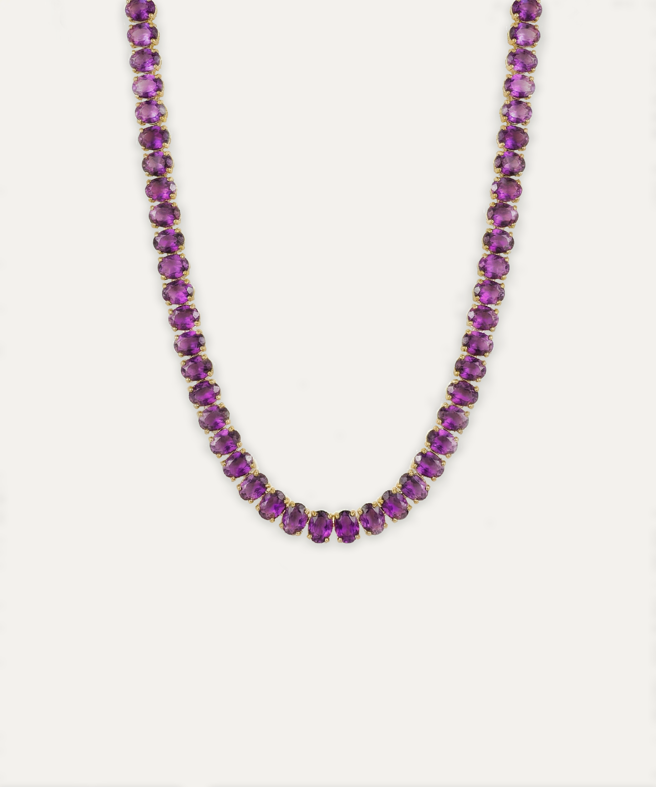 Chroma Purple Tennis Necklace