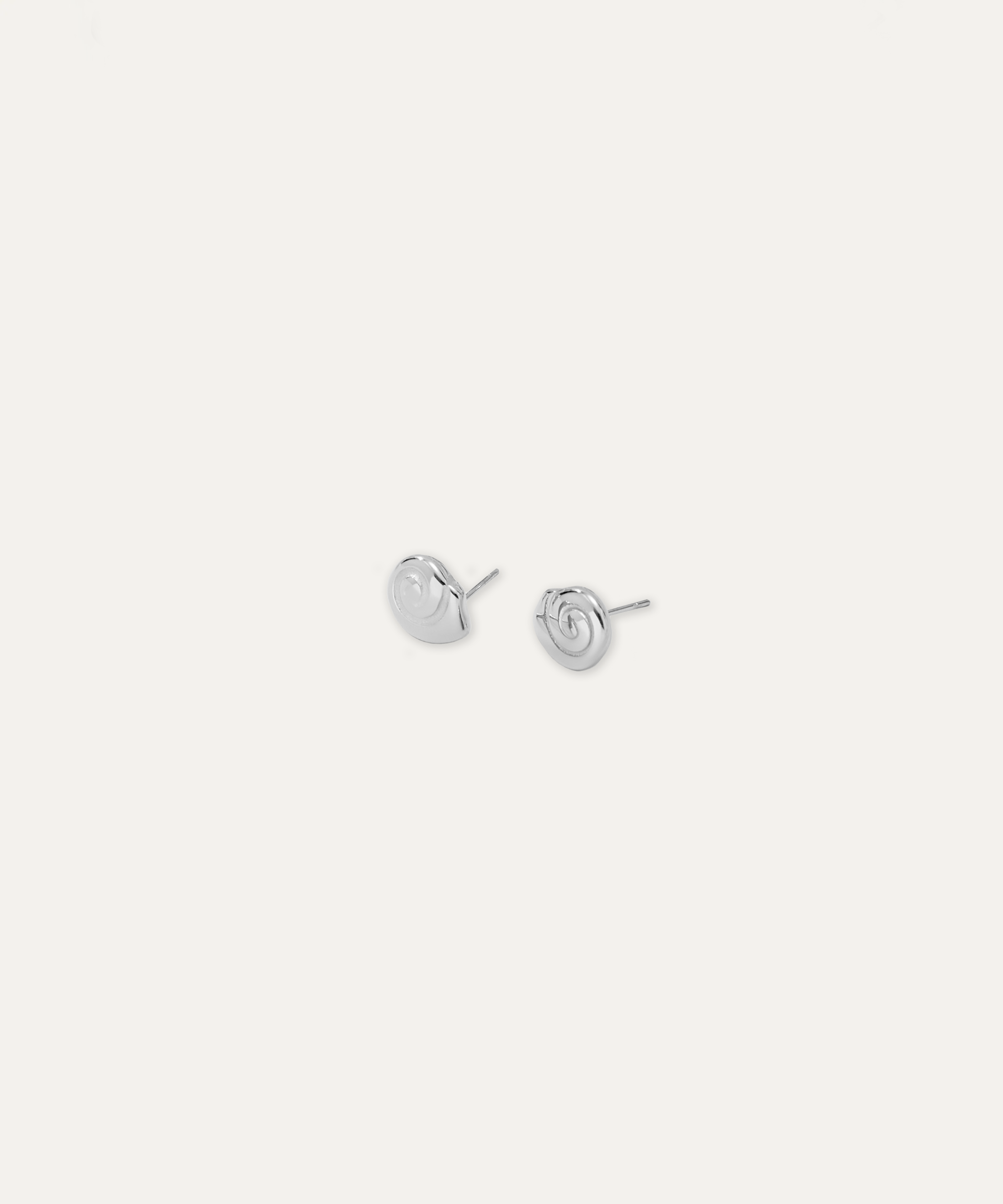 Siren Silver Spiral Studs