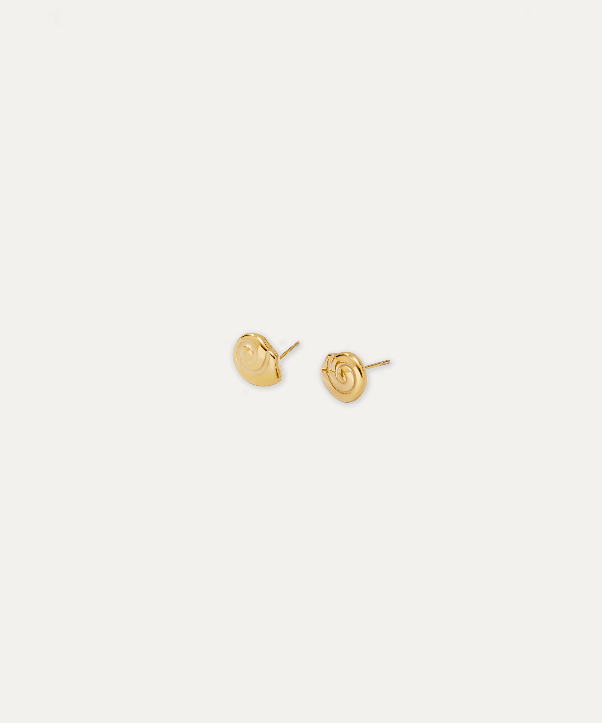 Siren Gold Spiral Studs