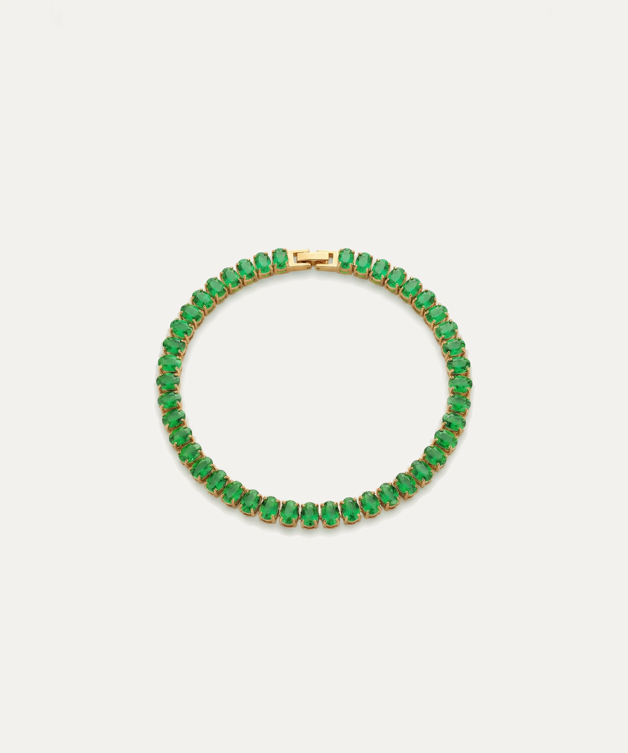 Chroma Green Tennis Bracelet