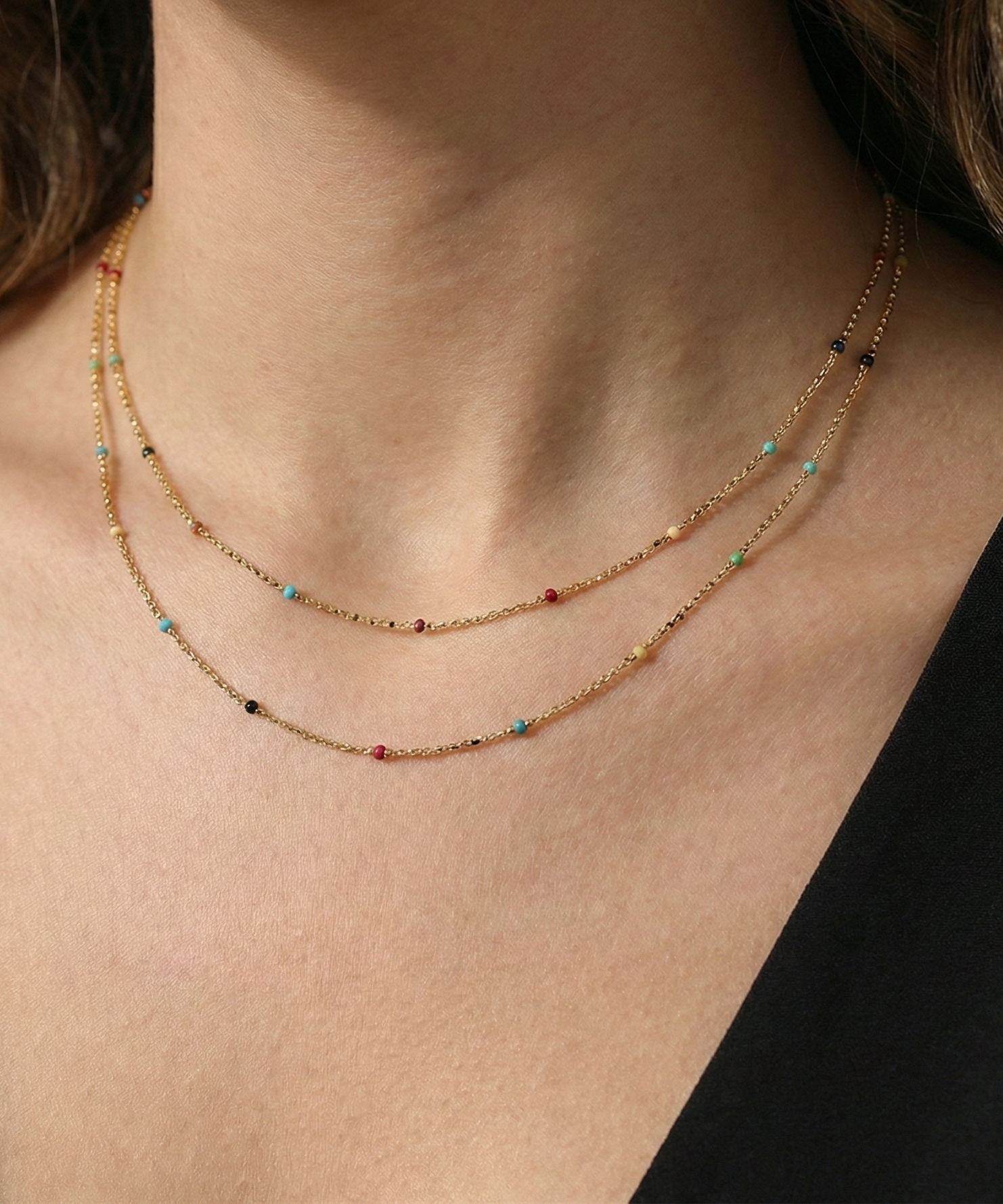 Prism Bead Necklace