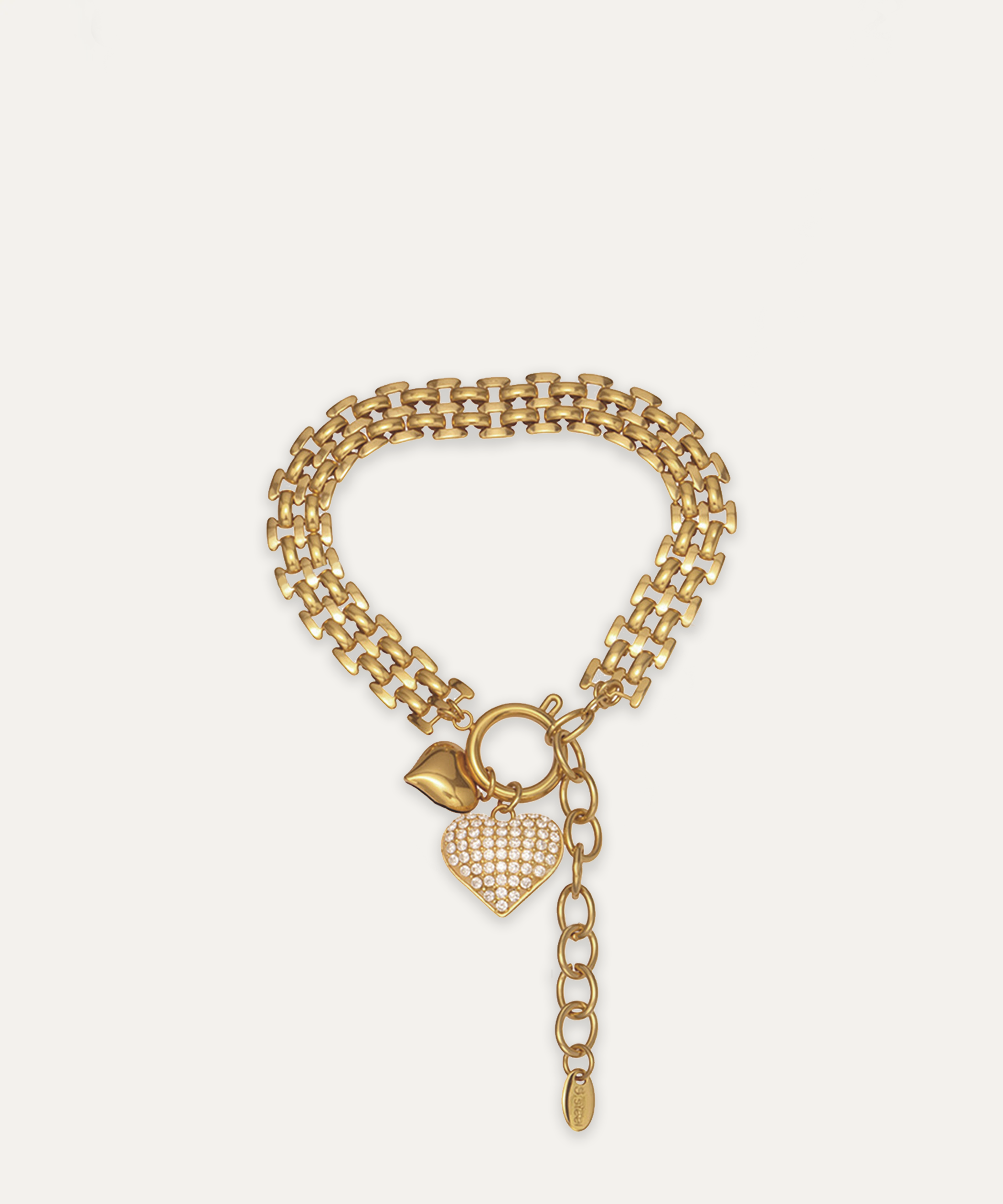 Corflune Gold Watchband Bracelet