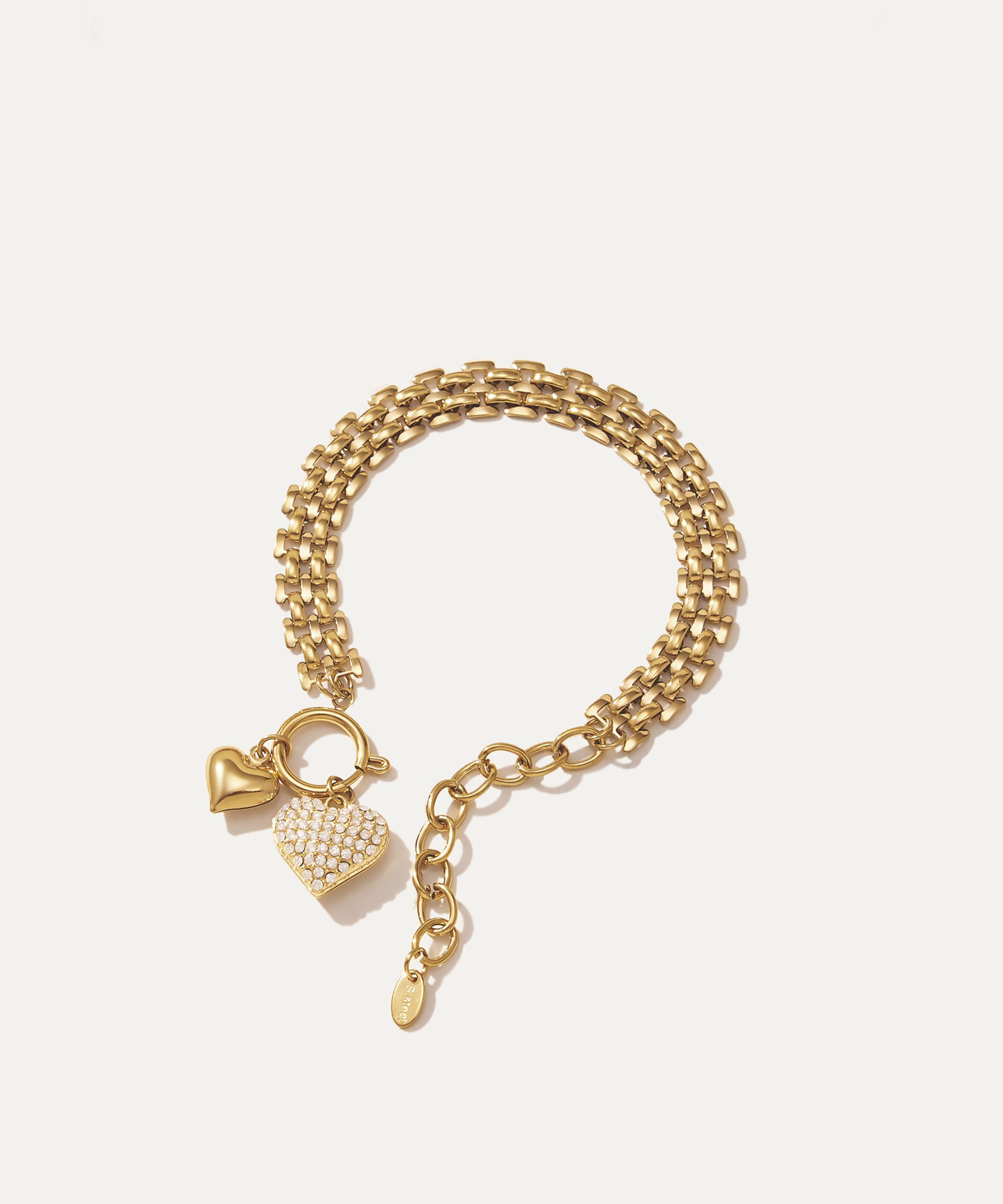 Corflune Gold Watchband Bracelet
