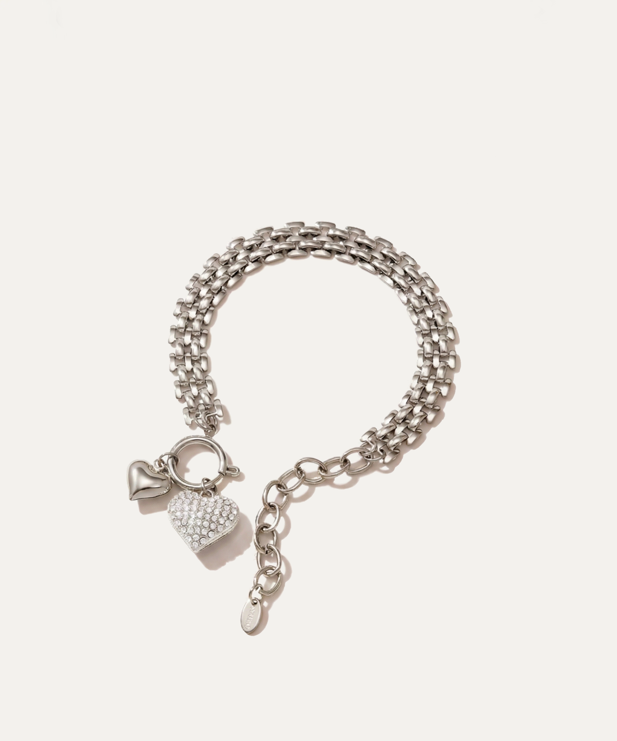 Corflune Silver Watchband Bracelet