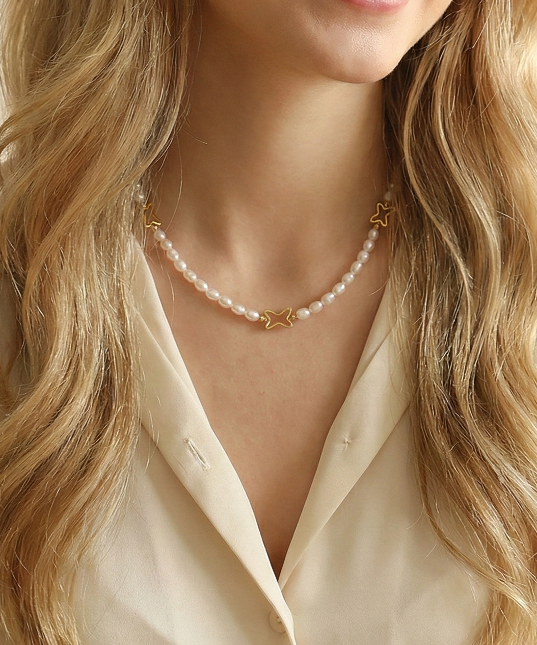 Etoile Pearl Necklace