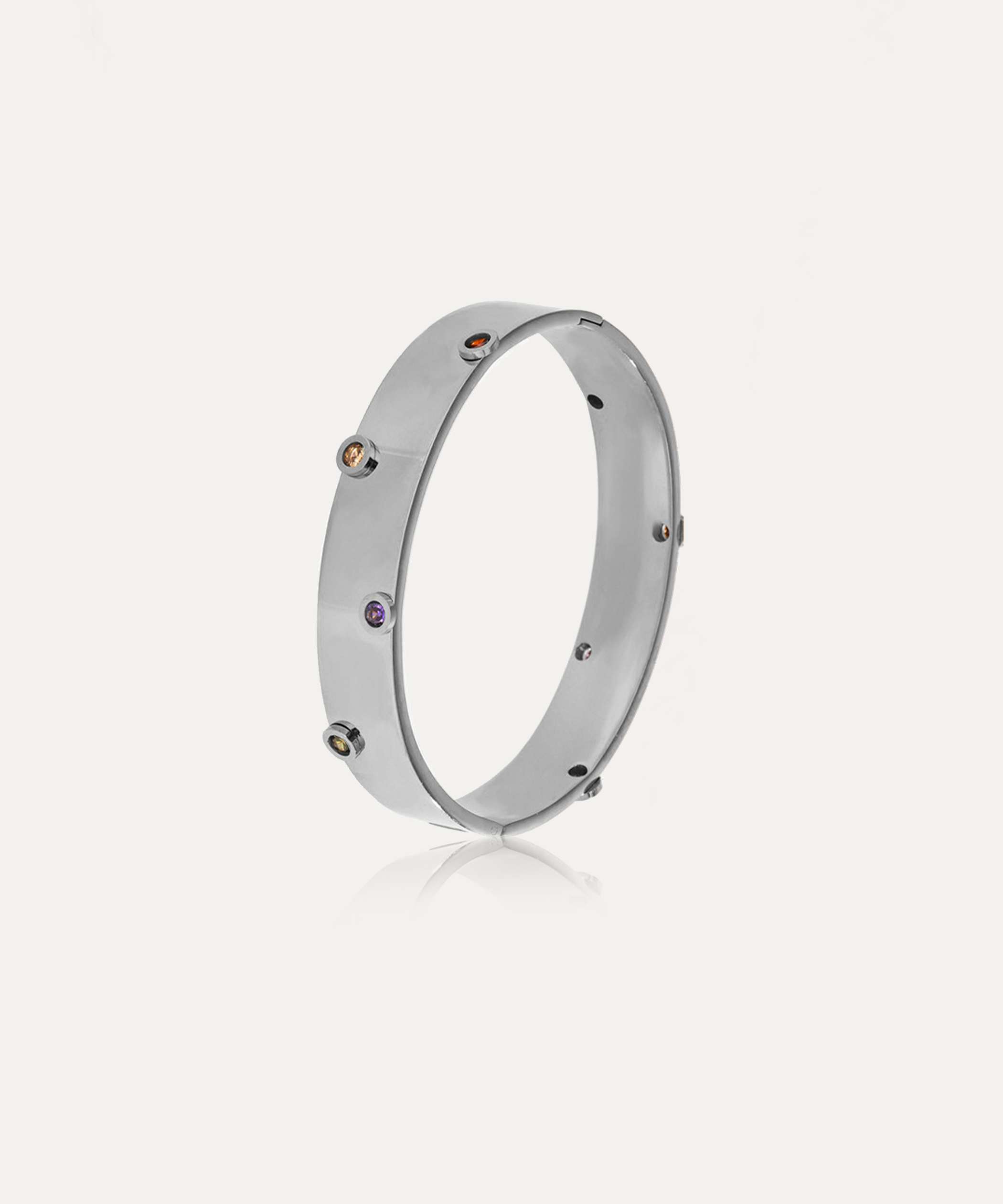 Prism Silver Bangle
