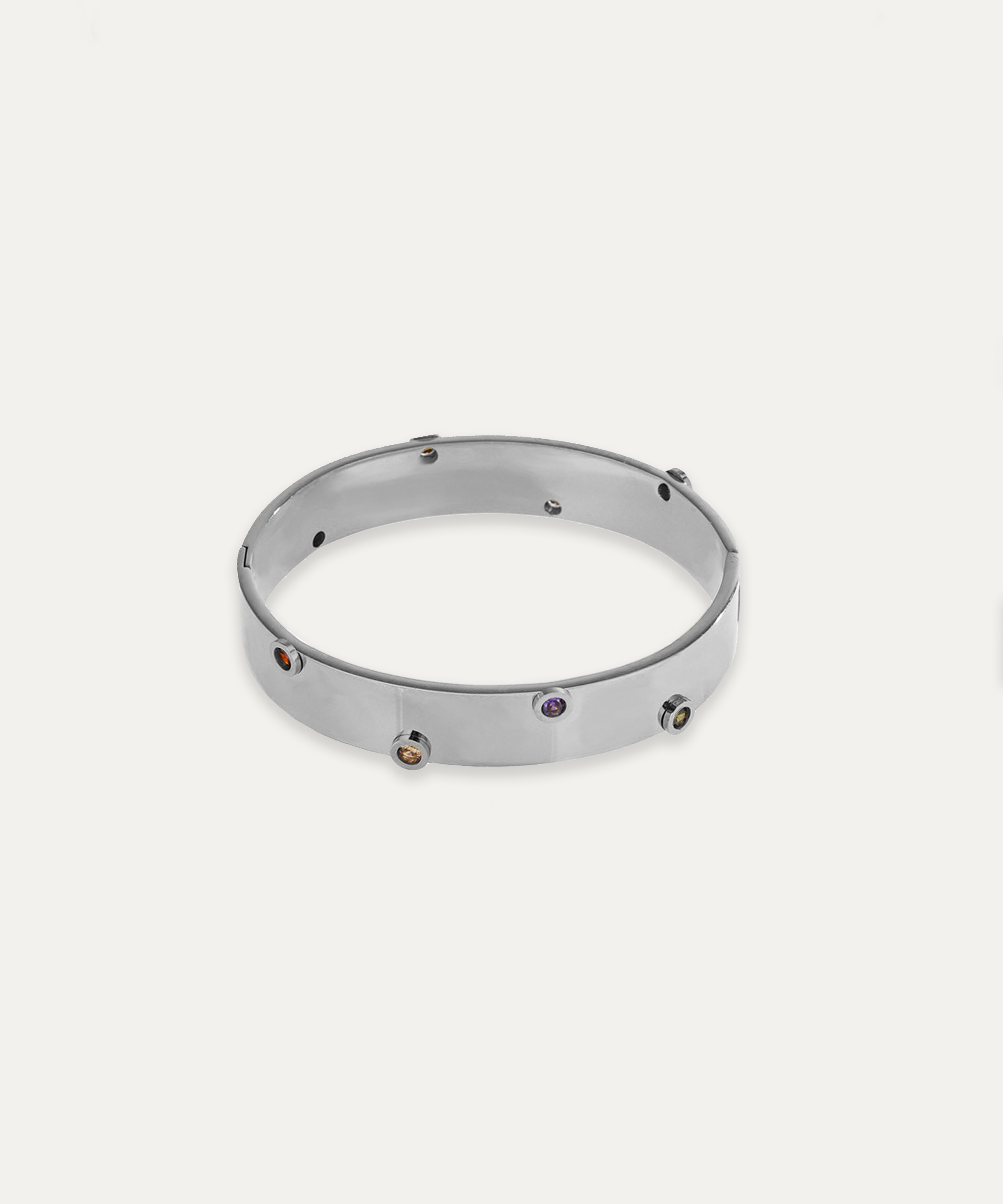 Prism Silver Bangle