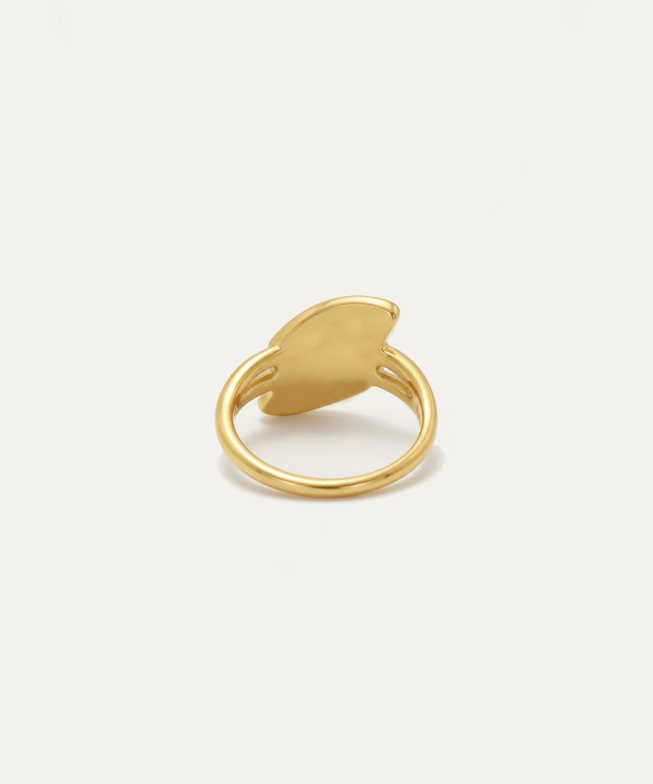 Gilded Gold Petal Ring