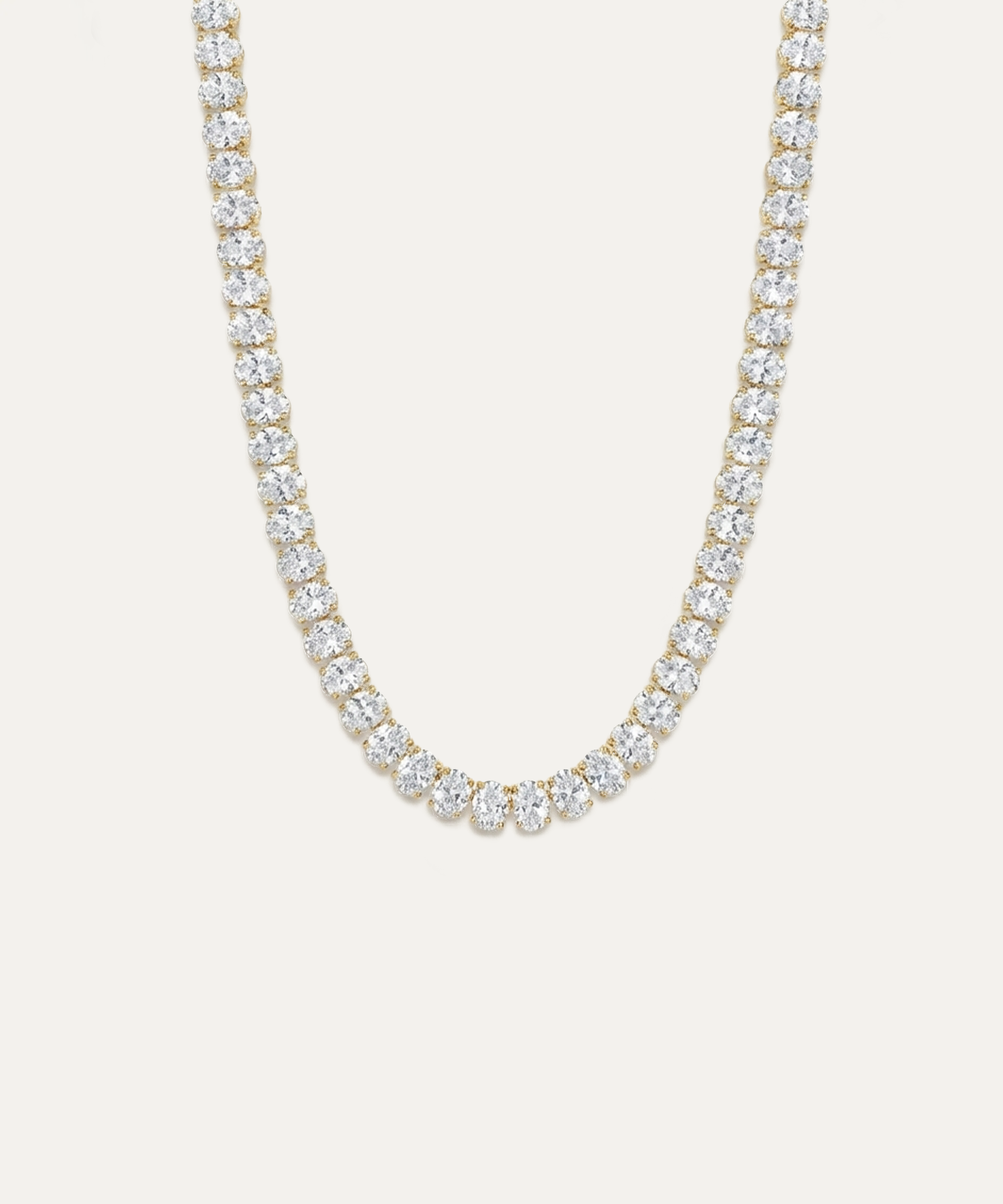 Chroma Clear Tennis Necklace