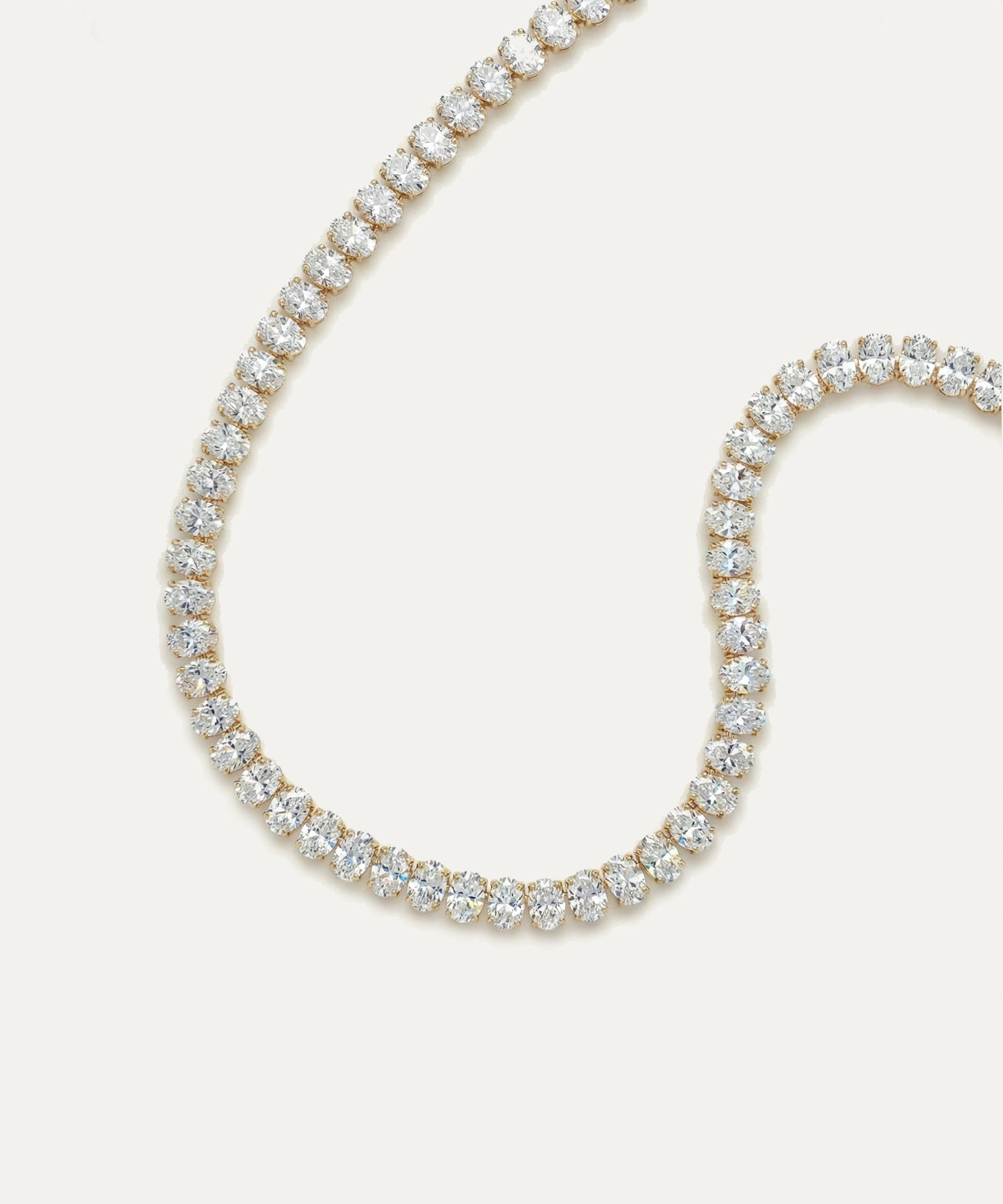 Chroma Clear Tennis Necklace