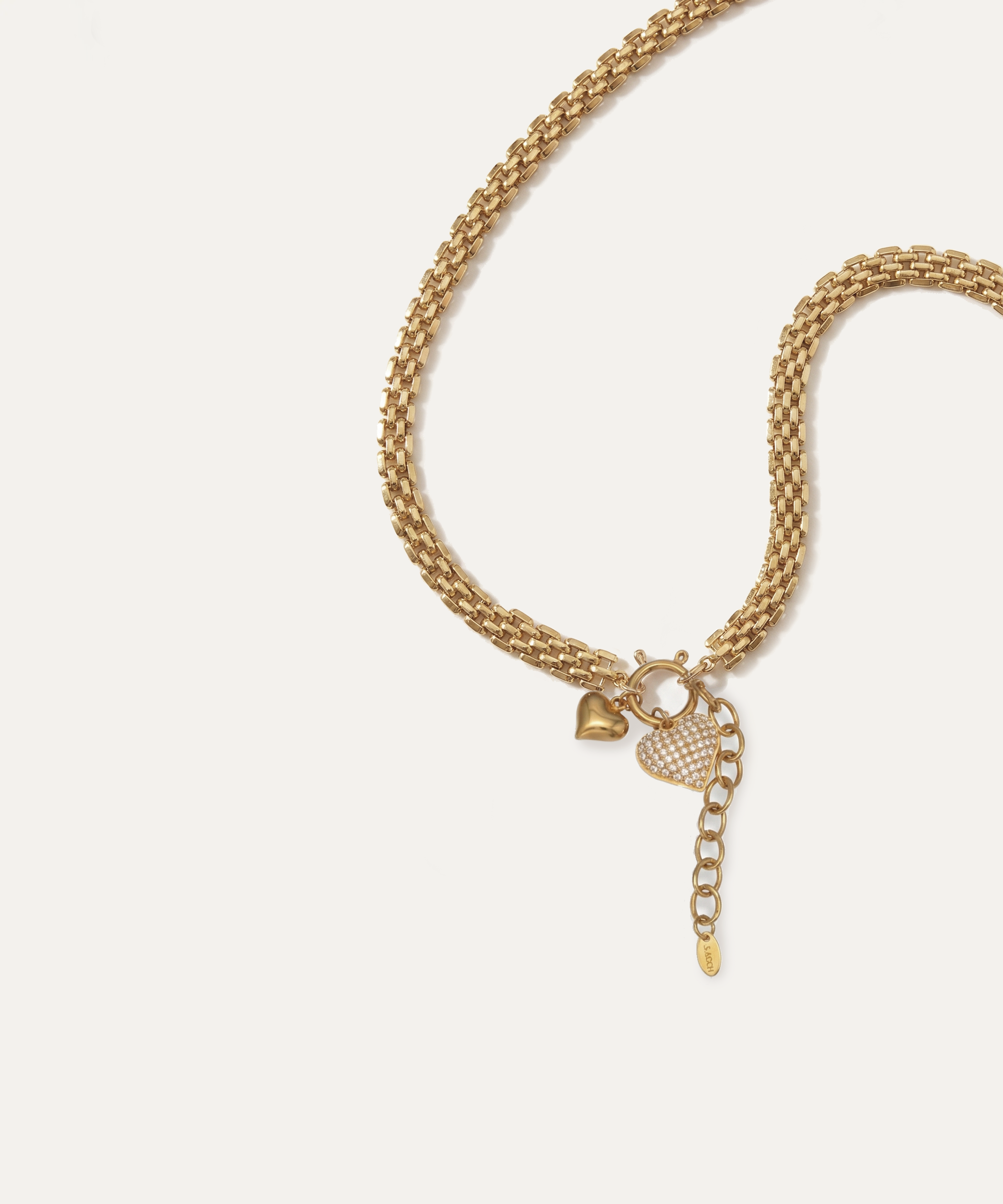 Corflune Gold Mesh Necklace