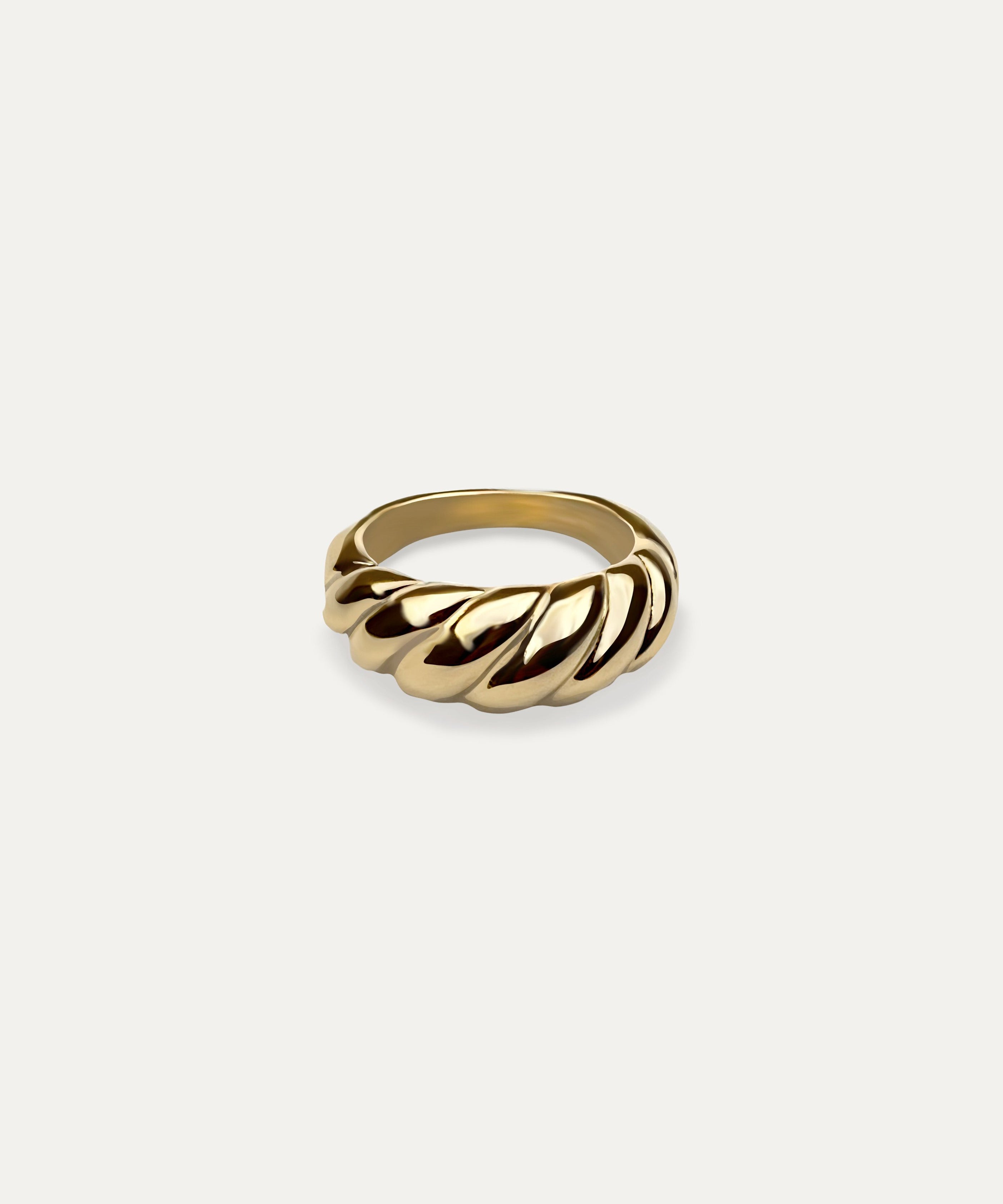 Charlie Gold Croissant Ring