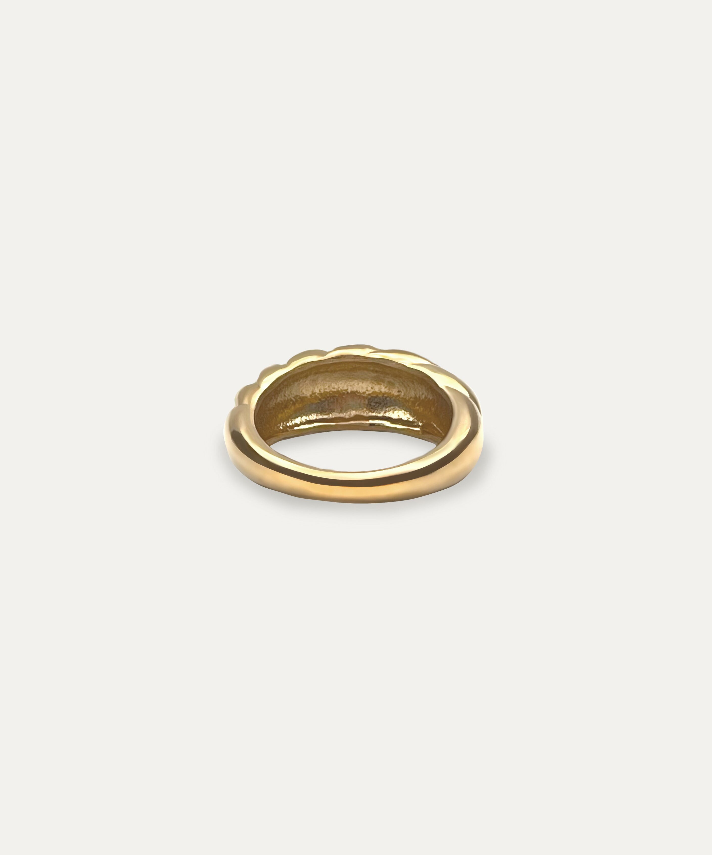 Charlie Gold Croissant Ring