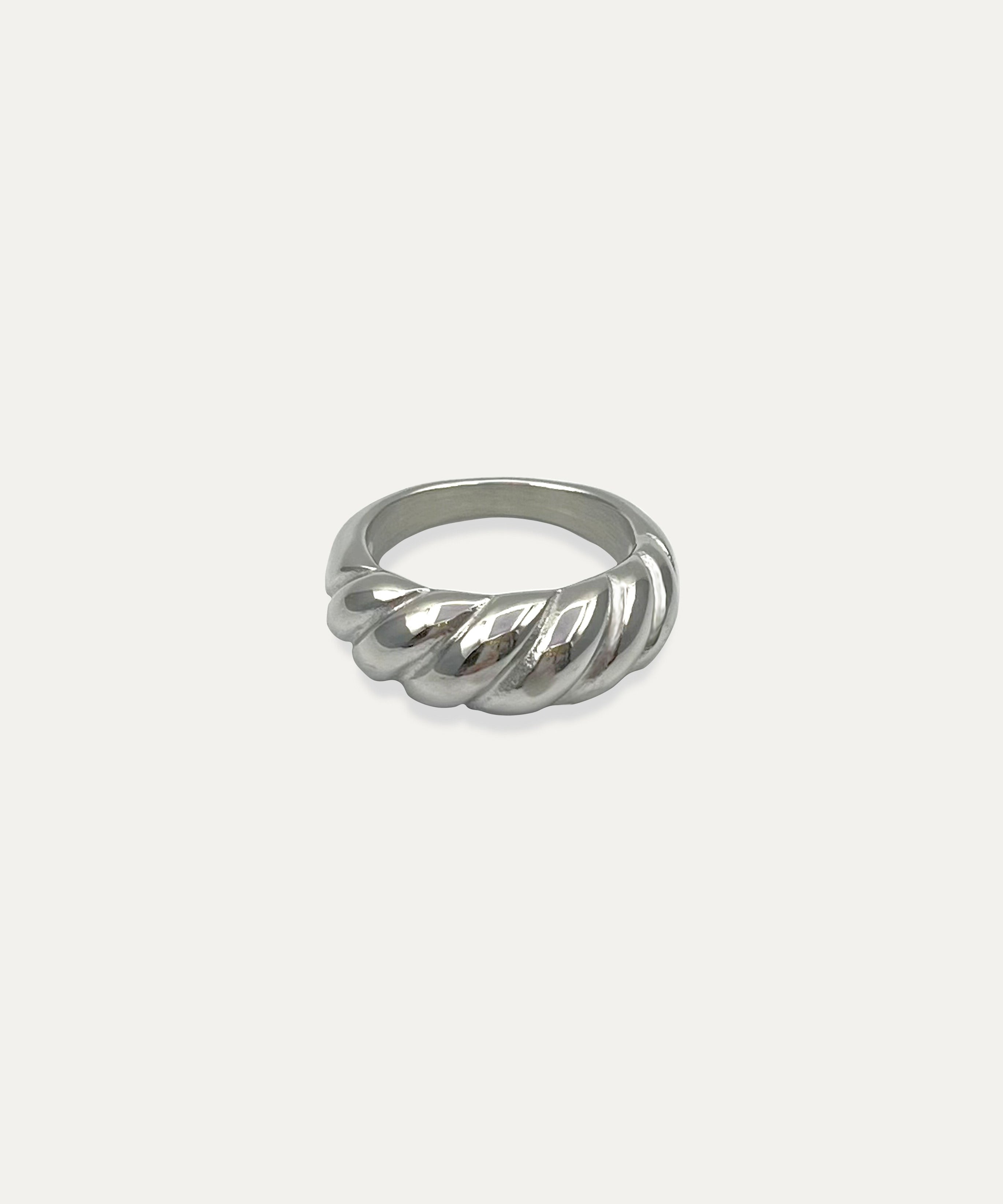 Charlie Silver Croissant Ring