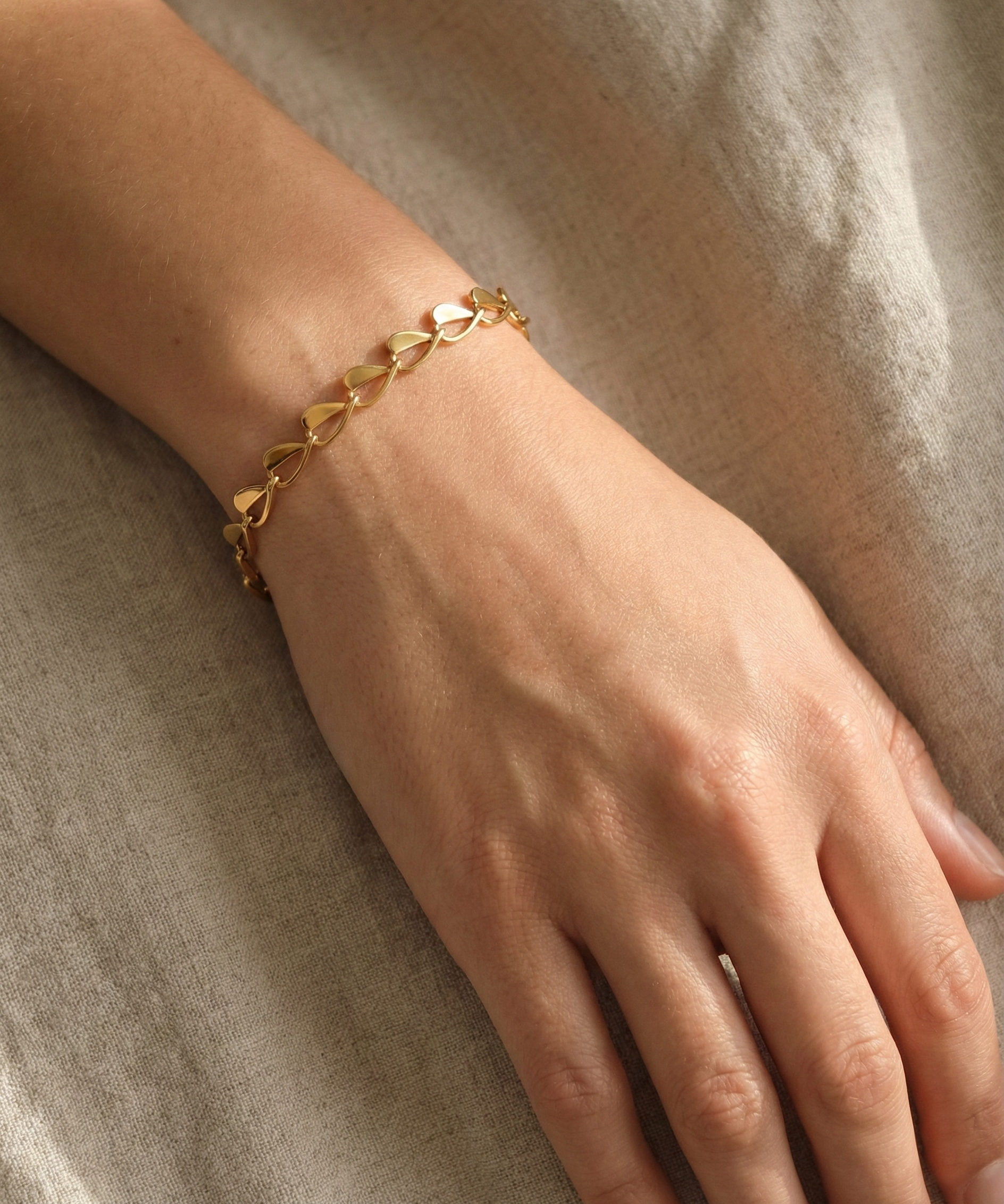 Amour Gold Chain Bracelet