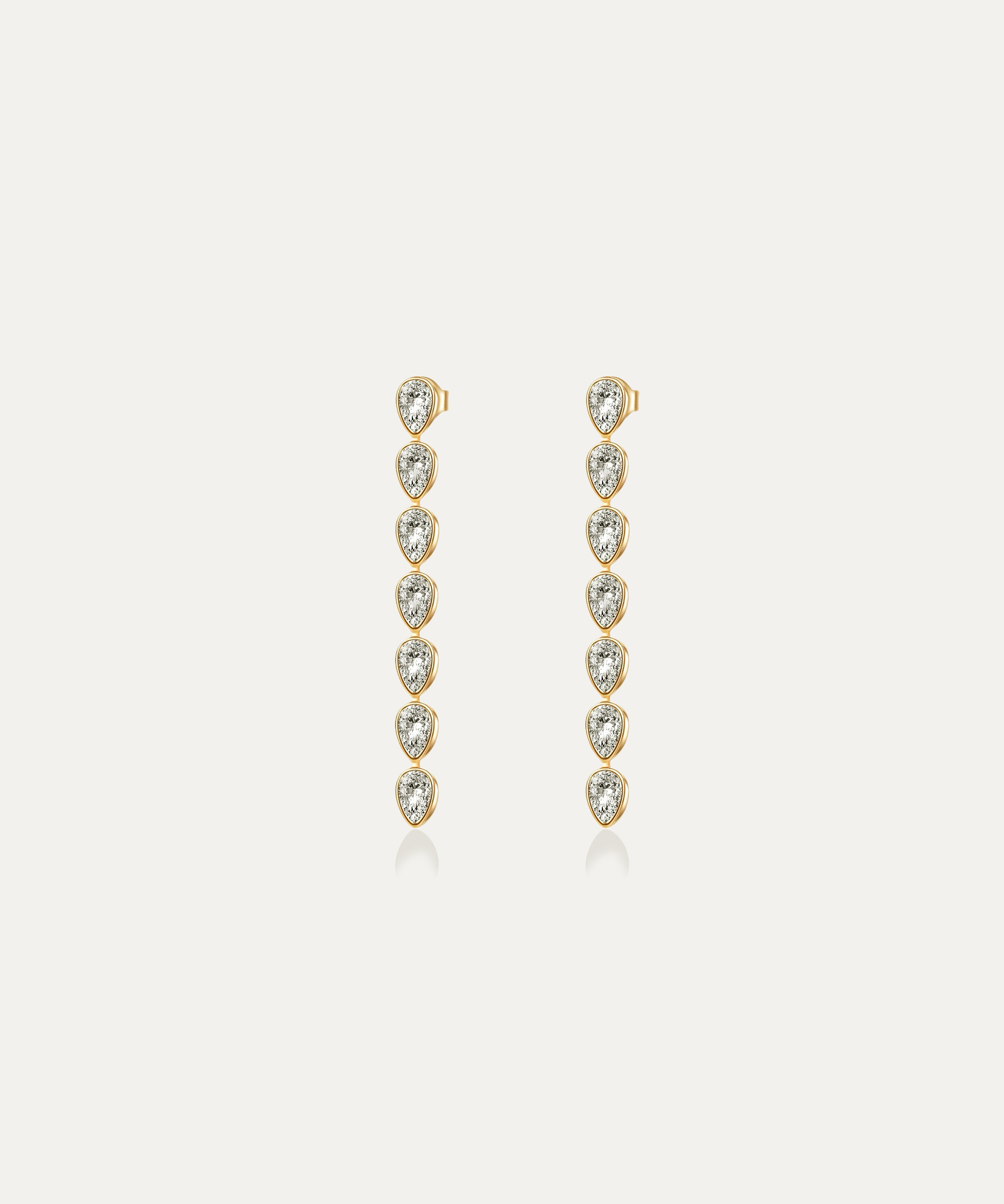 Lana Gold Pear Drop Earrings
