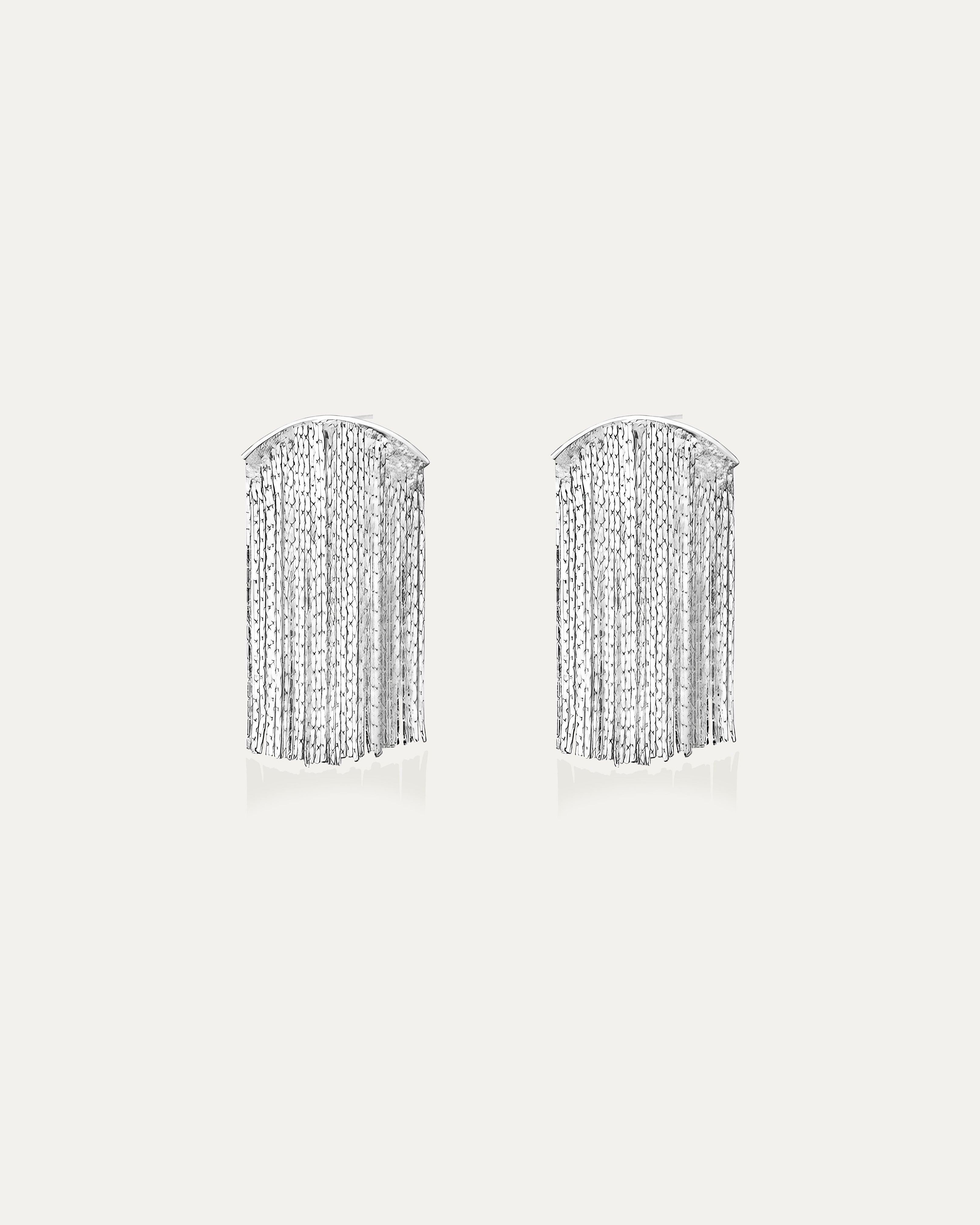 Millie Silver Waterfall Earrings