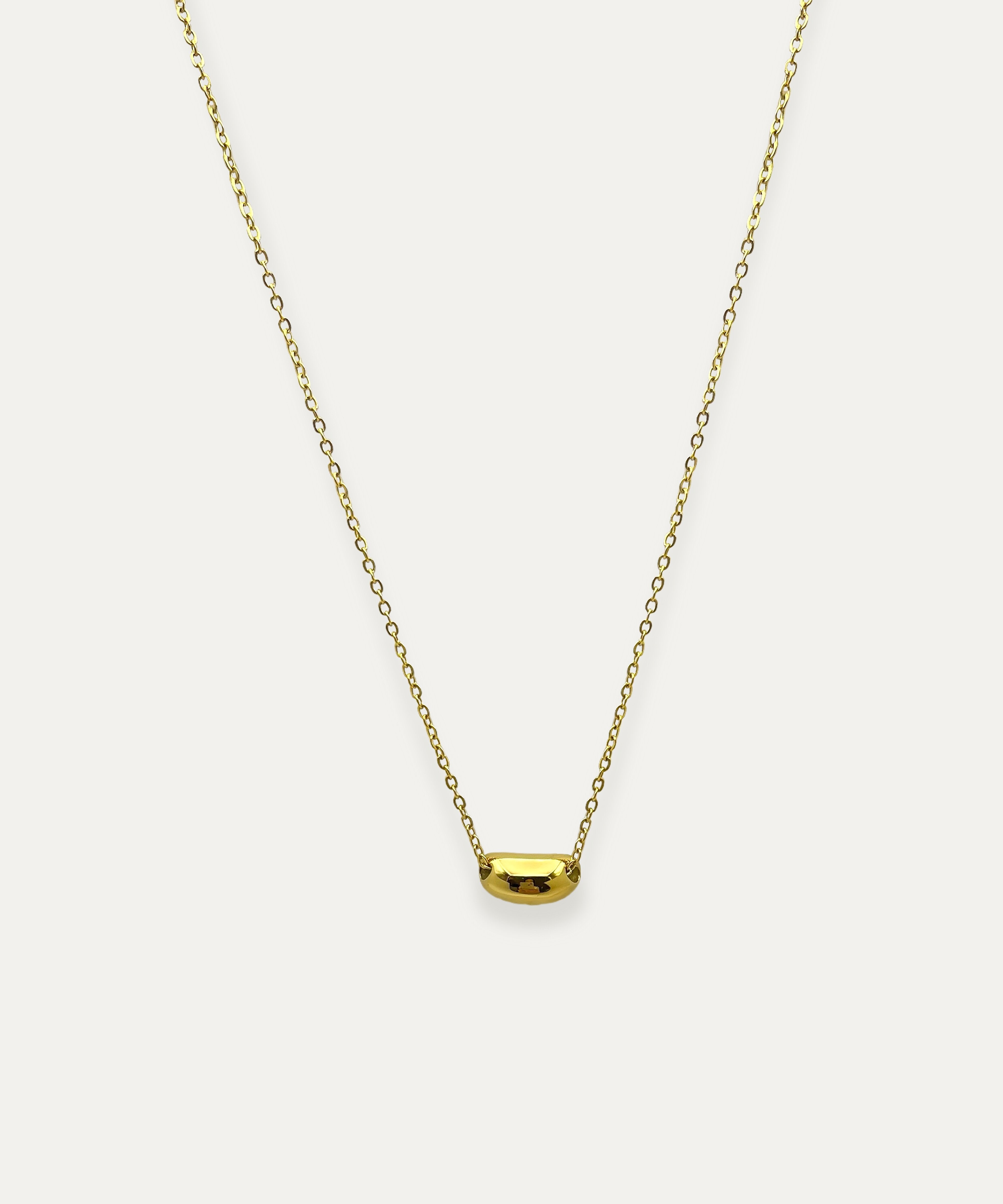 Mini Gold Bean Necklace