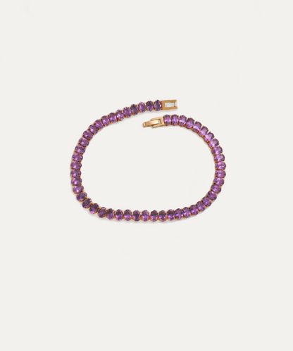 Chroma Purple Tennis Bracelet