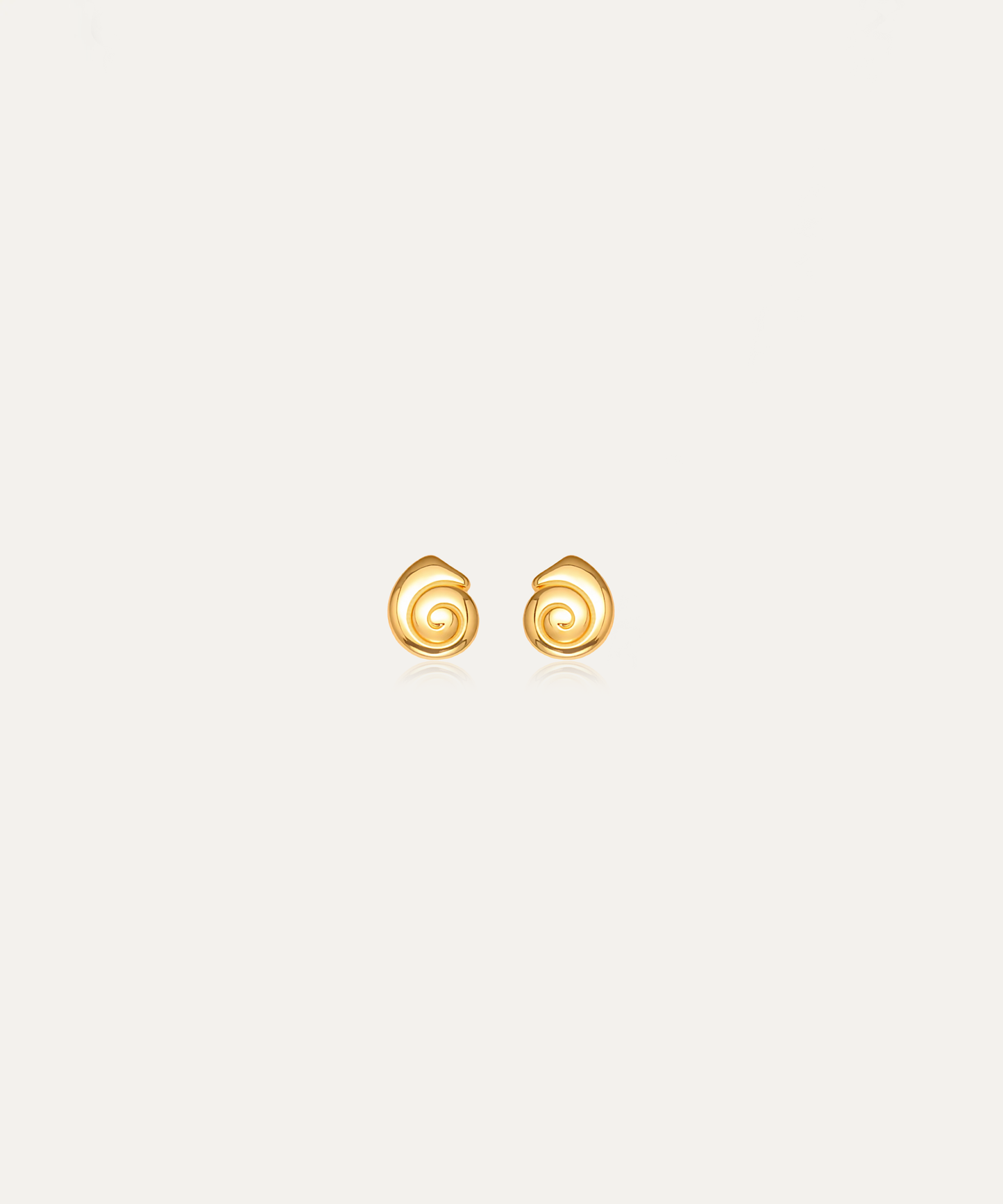 Siren Gold Spiral Studs