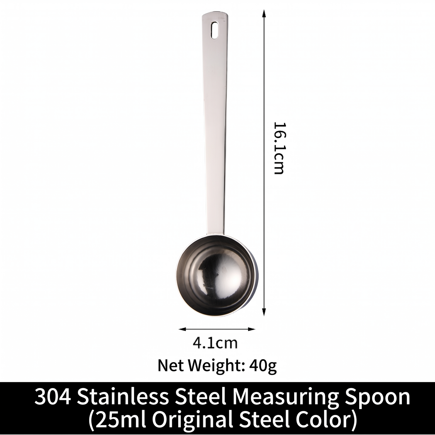 Peijun 304 stainless steel measuring spoon