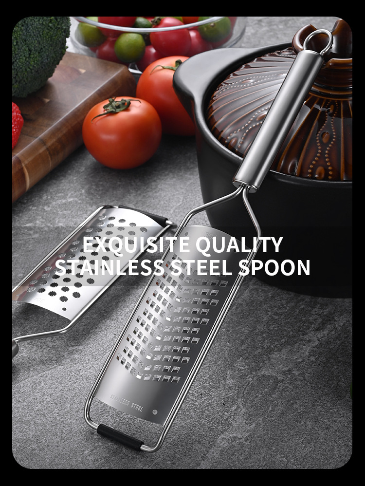 sancansiji Elliptical Steel Handle Grater