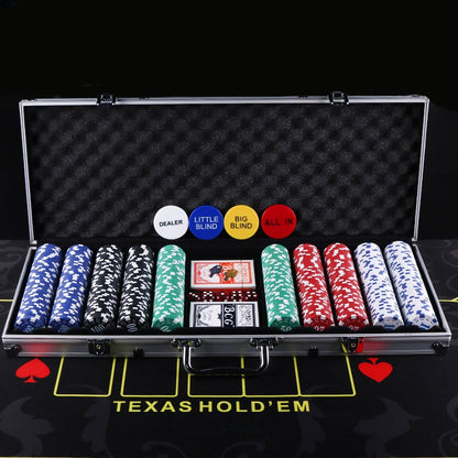 Yunan 500-Piece Poker Chip Set