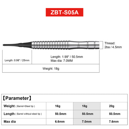 CyeeLife CyeeLife 90% Tungsten Soft Tip Dart Set (2BA)