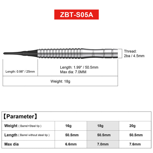 CyeeLife CyeeLife 90% Tungsten Soft Tip Dart Set (2BA)