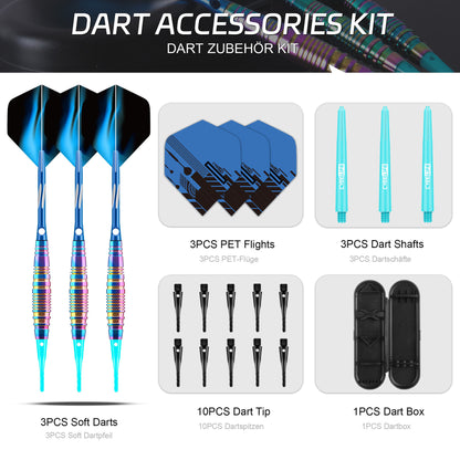 CyeeLife CyeeLife 16g Brass Soft Tip Dart Set