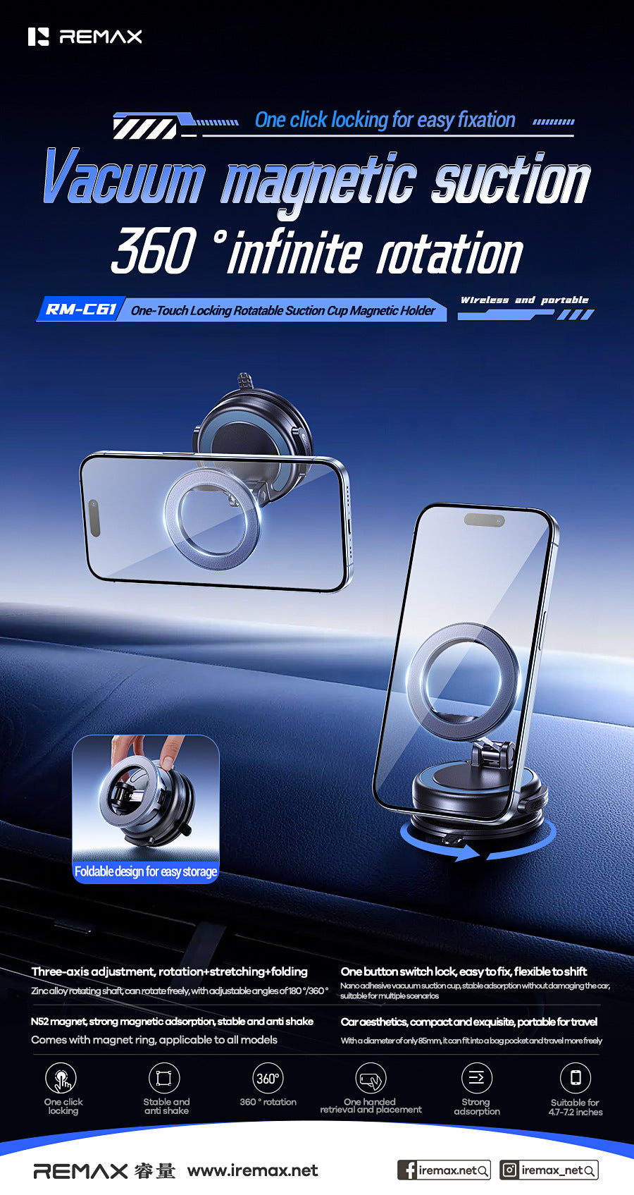 Remax REMAX Magnetic Mount