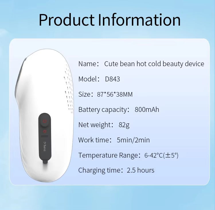 Dongguan Meiyan Technology Cute Bean Hot cold Beauty Device