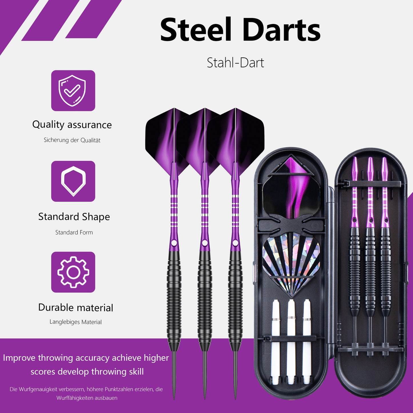 CyeeLife CyeeLife 3-Piece Dart Set with Case