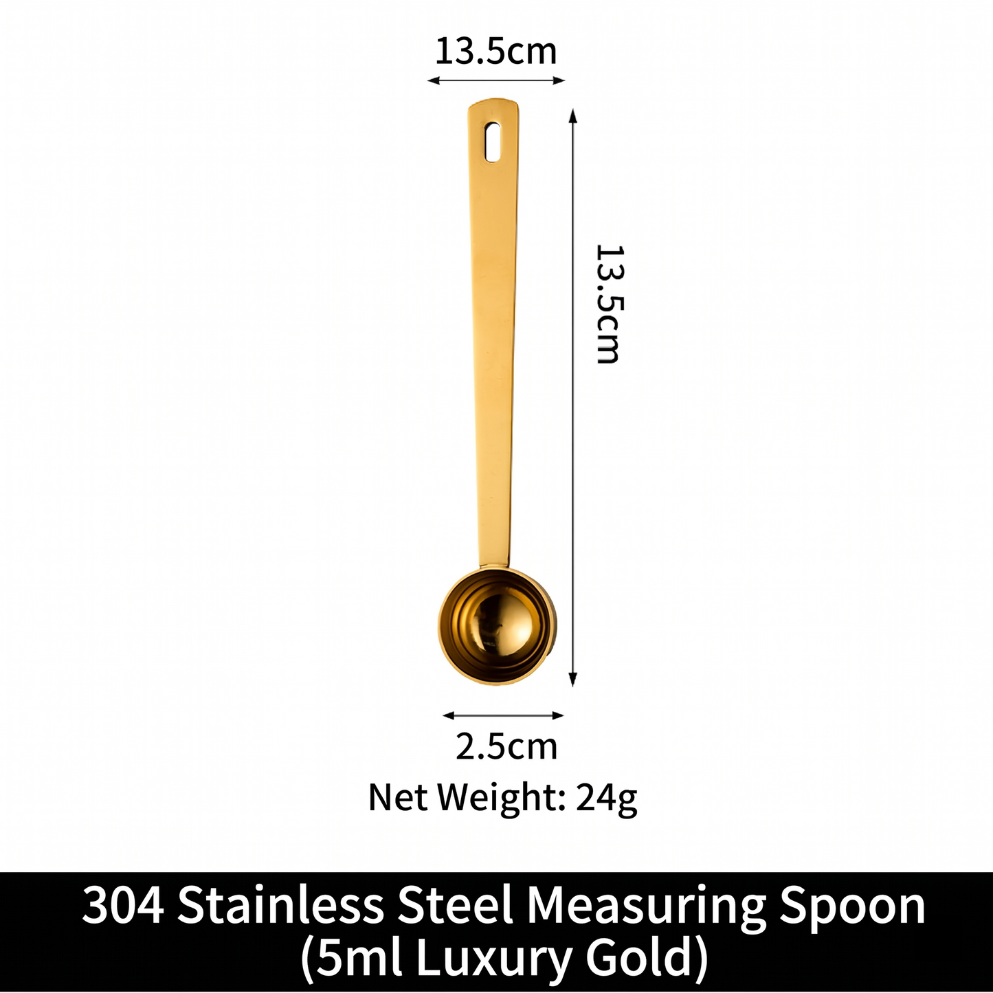 Peijun 304 stainless steel measuring spoon