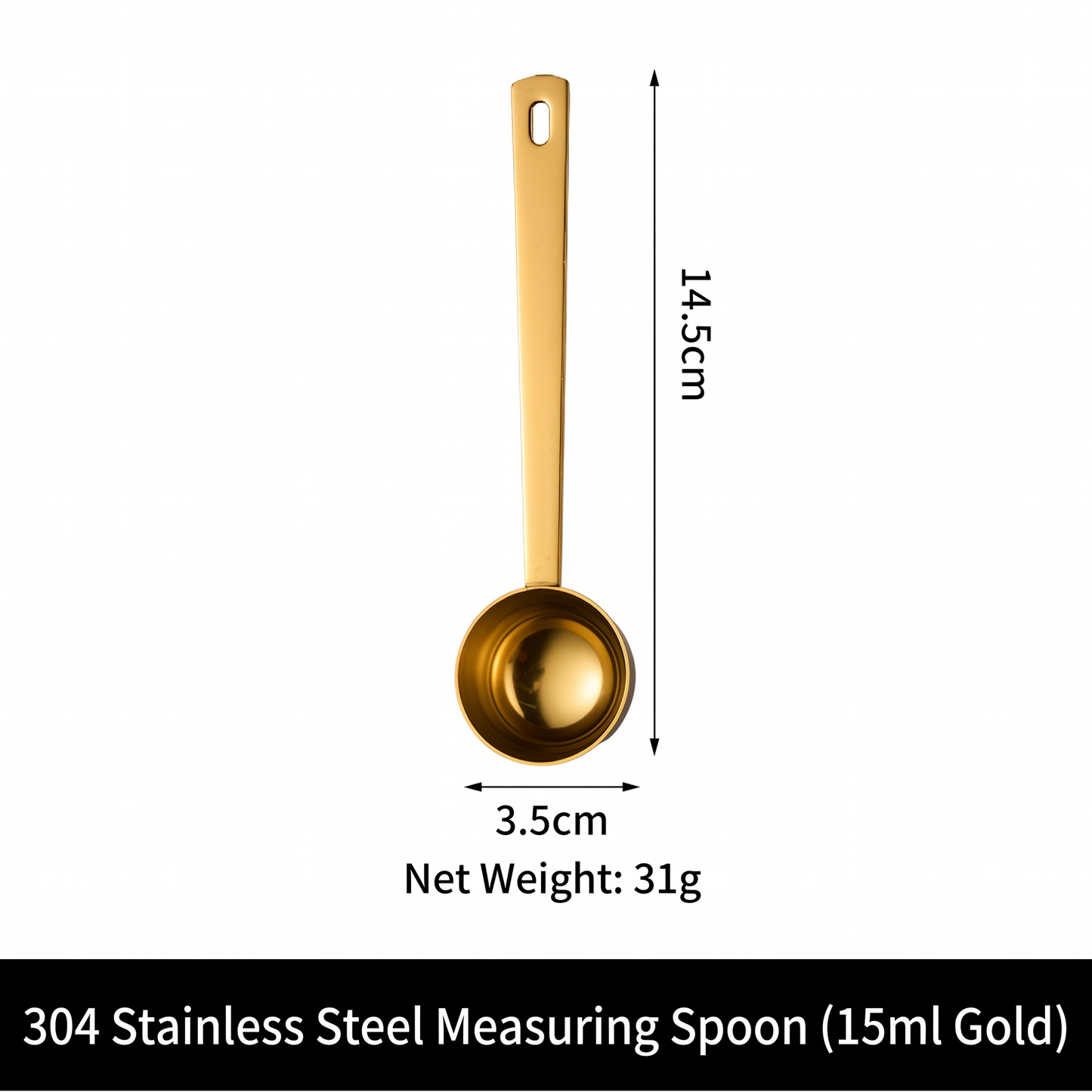 Peijun 304 stainless steel measuring spoon