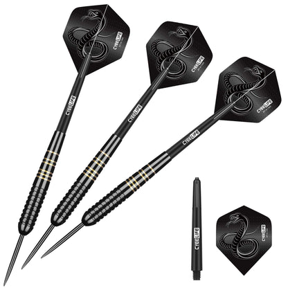 CyeeLife CyeeLife 21g Dart Set with Case and Black Grooved Shafts
