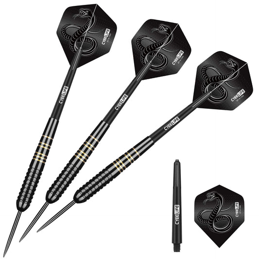 CyeeLife CyeeLife 21g Dart Set with Case and Black Grooved Shafts