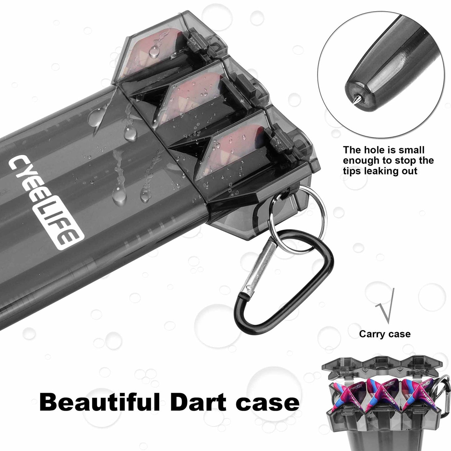CyeeLife CyeeLife 3-Piece 90% Tungsten Soft Tip Dart Set (2BA)
