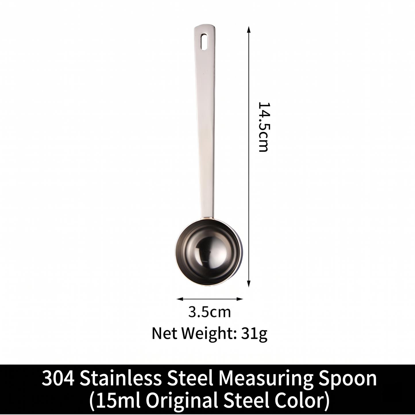Peijun 304 stainless steel measuring spoon