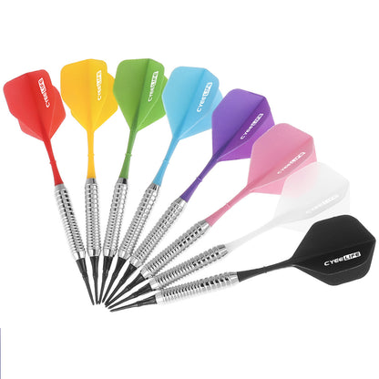 CyeeLife CyeeLife 3-Piece 17g Brass Soft Tip Dart Set with Integrated Flights