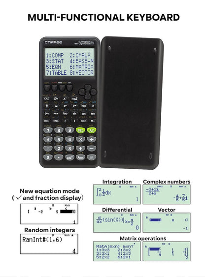 Leyixin Tec FX-991ES PLUS Scientific Calculator with 417 Functions