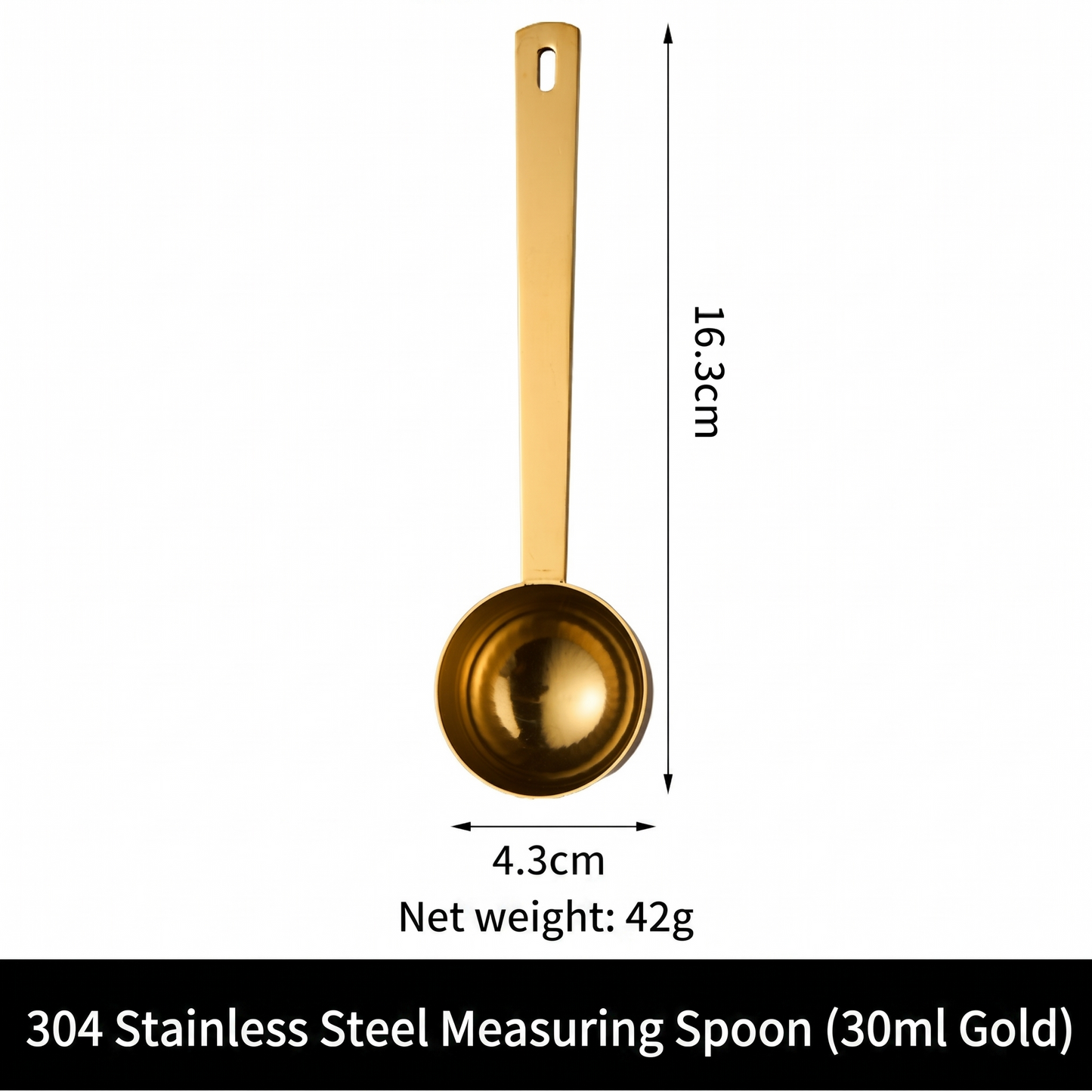 Peijun 304 stainless steel measuring spoon
