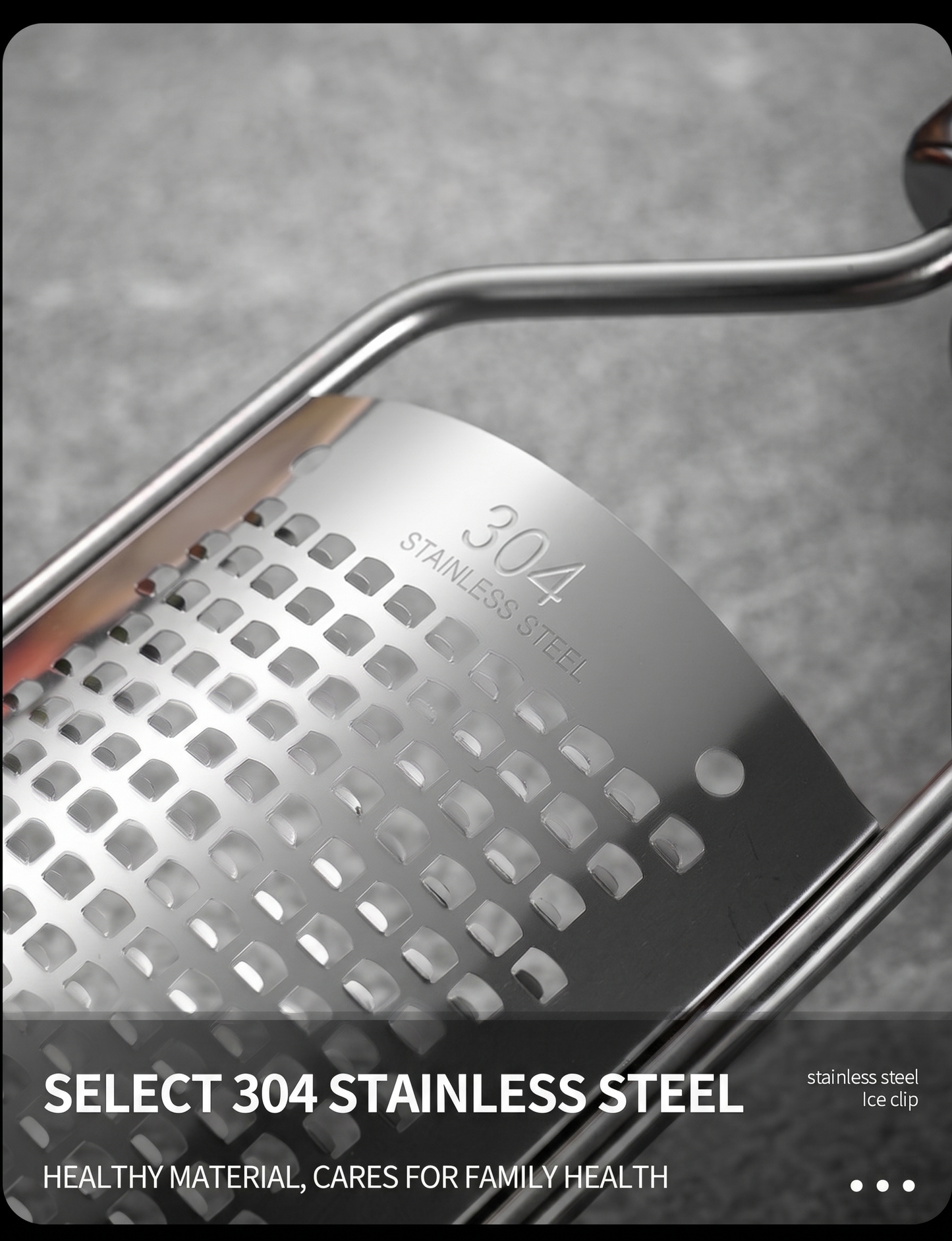 sancansiji Elliptical Steel Handle Grater