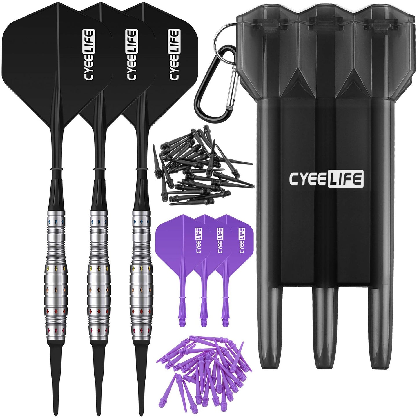 CyeeLife CyeeLife 90% Tungsten Soft Tip Dart Set