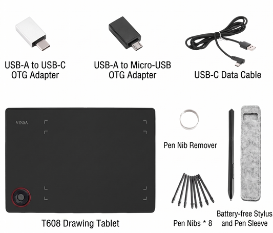 VINSA VINSA T608 Drawing Tablet