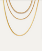Minka Three Layers Tennis Necklace