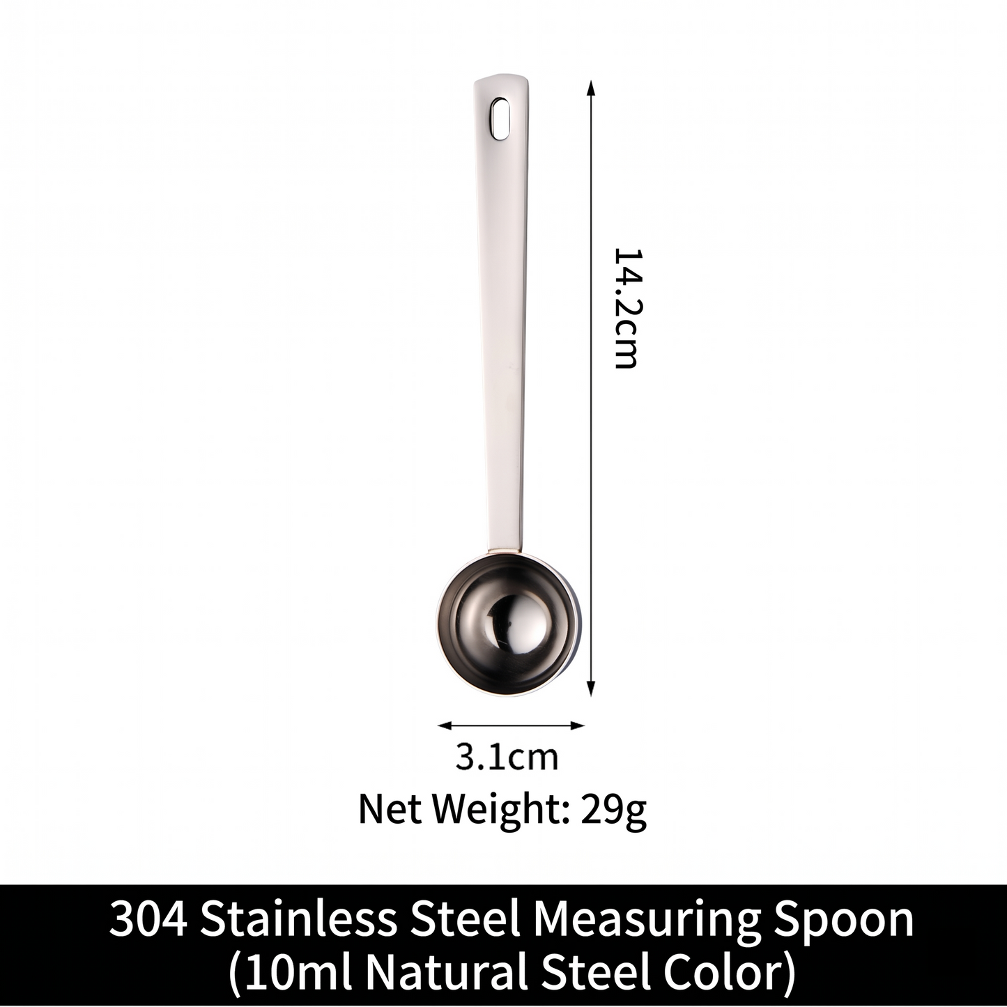 Peijun 304 stainless steel measuring spoon