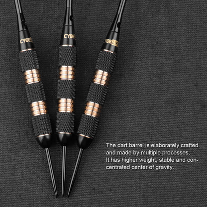 CyeeLife CyeeLife 3-Piece 30g Brass Steel Tip Dart Set with Case