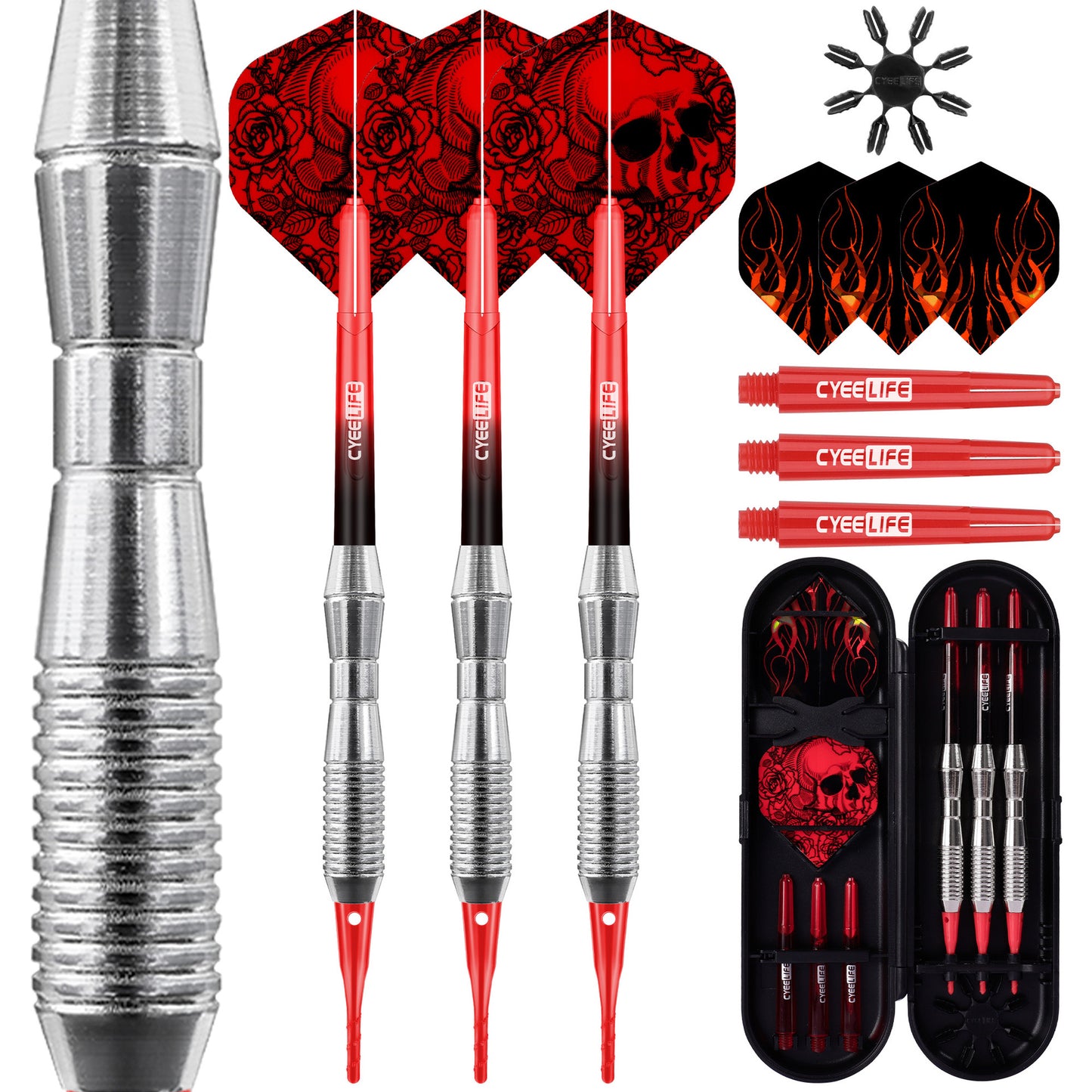 CyeeLife CyeeLife 16g Soft Tip Dart Set with Extra Tips
