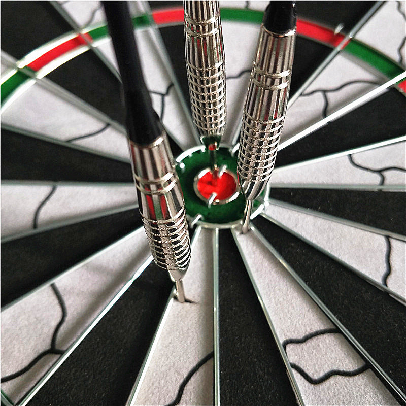 CyeeLife CyeeLife 6-Piece 20g Nickel-Plated Steel Tip Dart Set with Aluminum Shafts